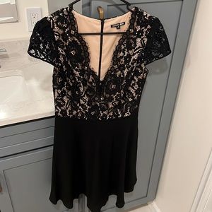 gianni bini lace fit and flare dress - like new